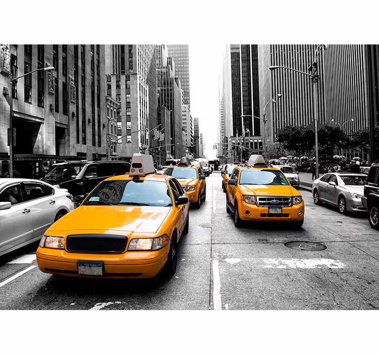 New york taxi redőnyök nappali - TenStickers