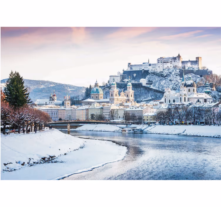 Salzburgi tél redőnyök nappali - TenStickers