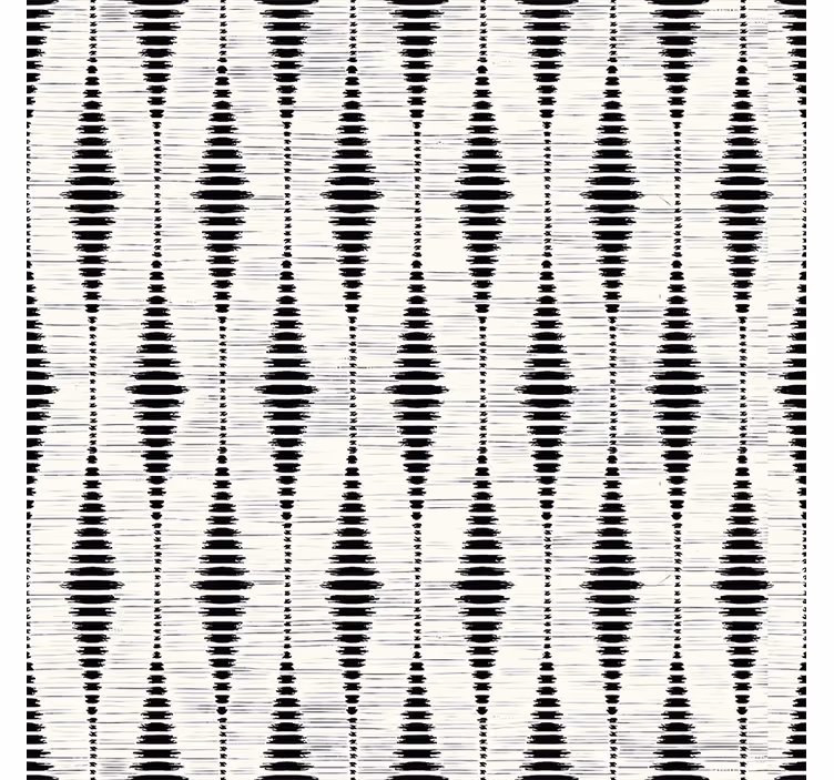Fekete rabaul ikat modern redőnyök - TenStickers