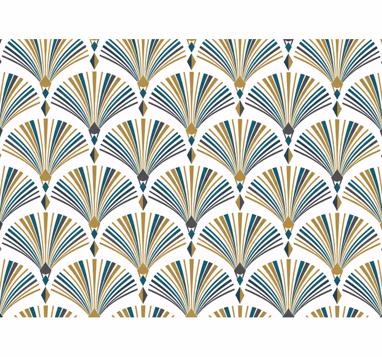 Modern redőnyök - vintage gatsby rajzolt falikép - TenStickers
