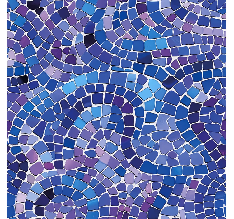 Mosaic hatású redőnyök kék - TenStickers