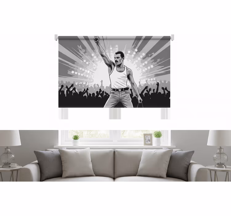 Freddie a wembleyben - redőnyök nappali - TenStickers