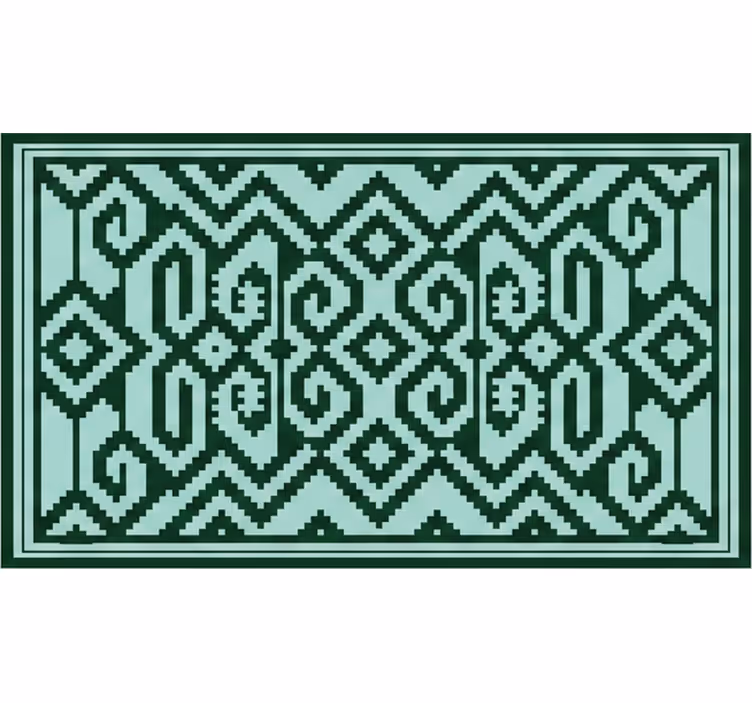 Zöld redőnyök mapuche zöld színekben - TenStickers