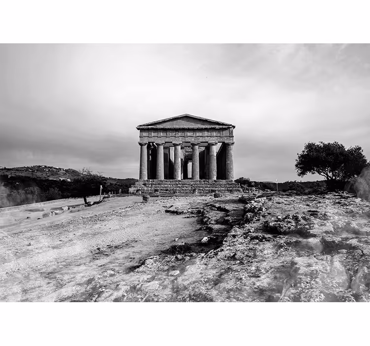 Redőnyök nappali - templomok völgye szicília - TenStickers