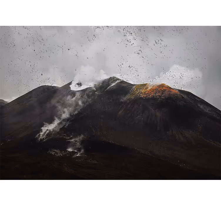 Ködös etna táj redőnyök nappali - TenStickers
