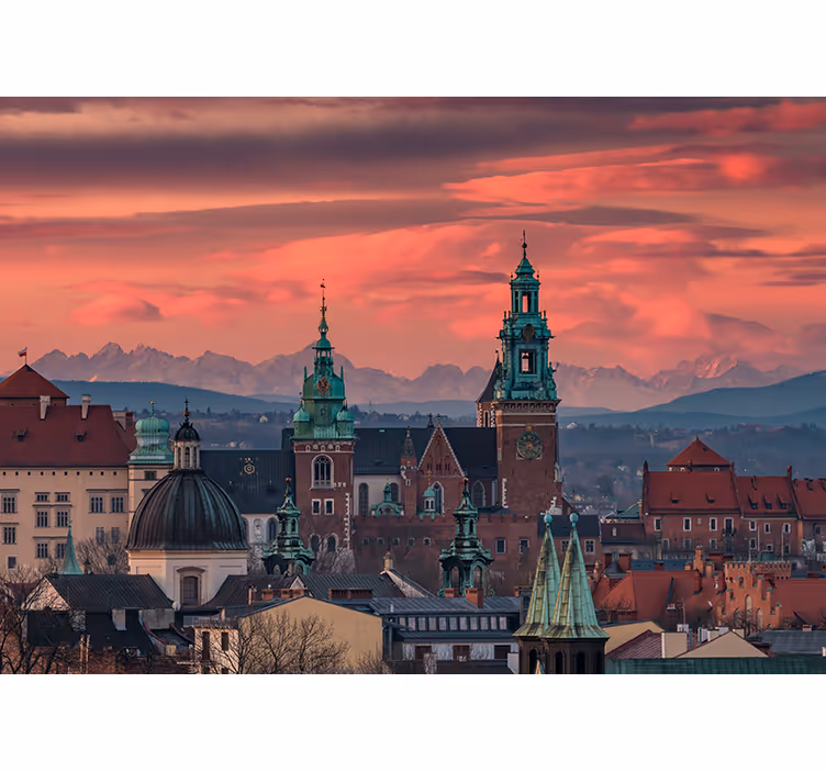 Redőnyök nappali - krakó tatra hegyi kilátással - TenStickers