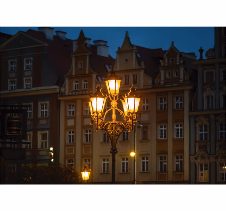 Wrocław naplementében redőnyök nappali - TenStickers