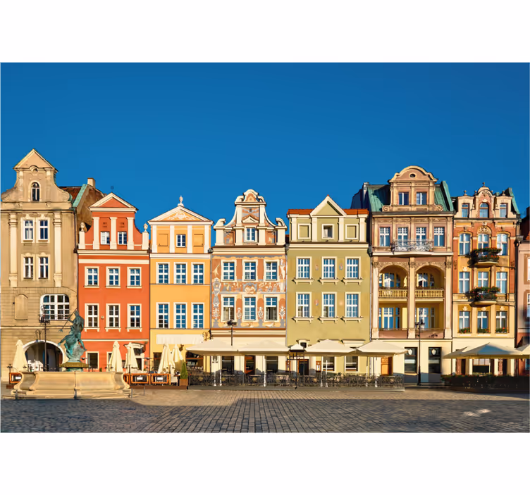 Poznańi piactéri redőnyök nappali - TenStickers