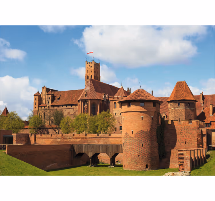Malbork kastély redőnyök nappali - TenStickers