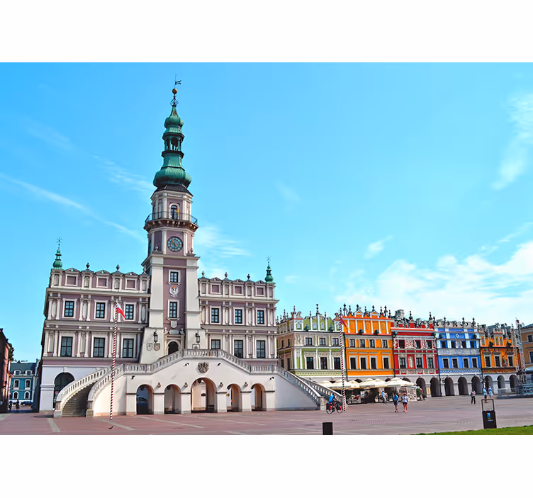 Zamość város redőnyök nappali - TenStickers
