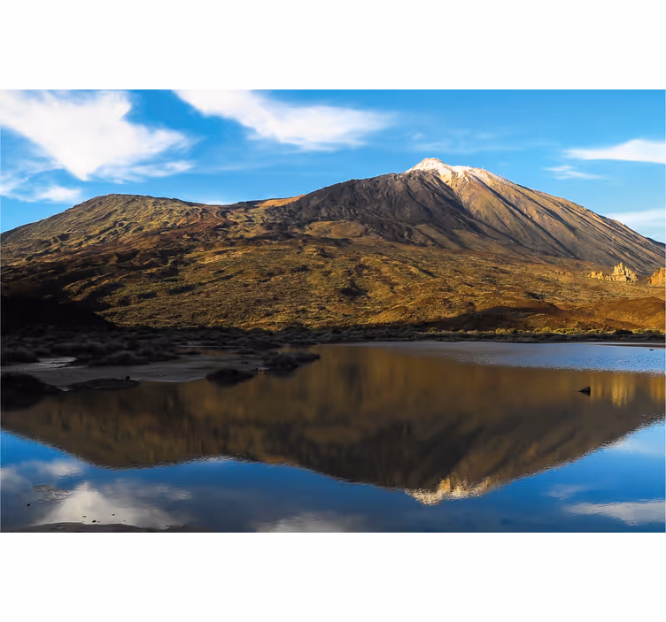 Teide vízben tükröződő redőnyök nappali - TenStickers