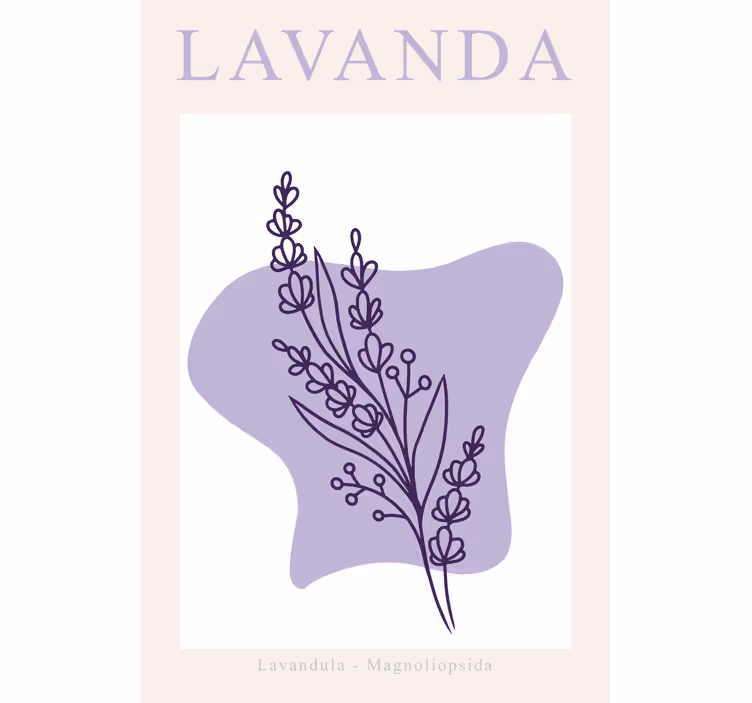 Lavanda minimalista redőnyök nappali - TenStickers