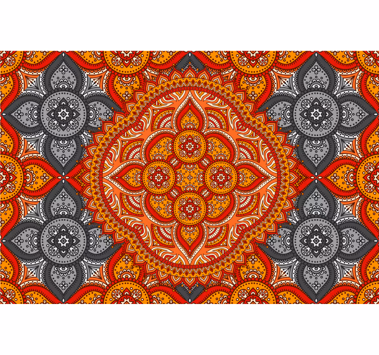 Redőnyök nappali mandala művészet henna által - TenStickers