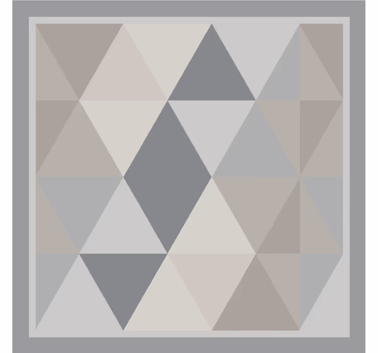Szürke redőnyök szürke pantone háromszögekkel - TenStickers