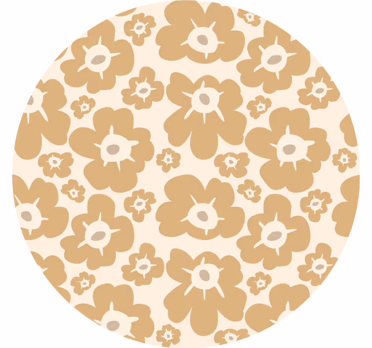 Bézs pipacsos redőnyök bézs - TenStickers