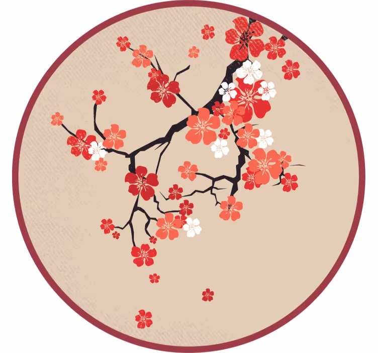 Bézs redőnyök - koreai természet - TenStickers