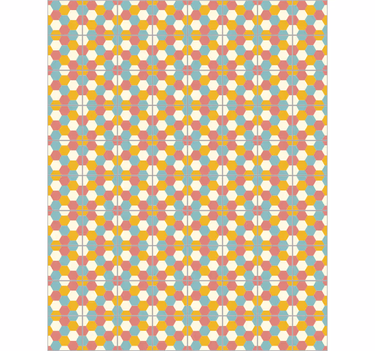 Geometrikus mintázatú redőnyök hálószoba - TenStickers