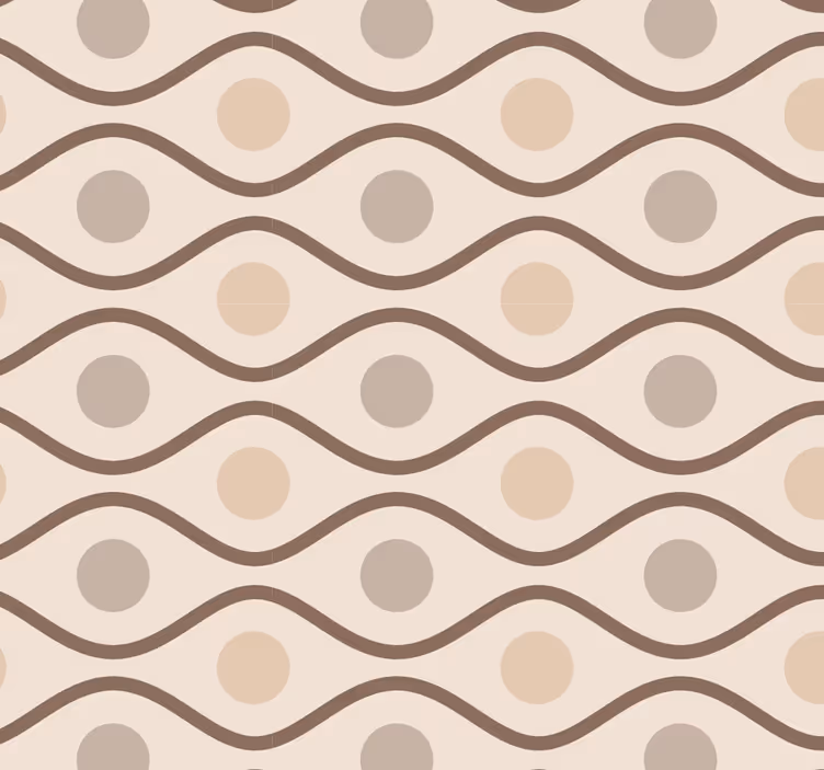 Beige 70-es évek stílusú redőnyök szüret - TenStickers
