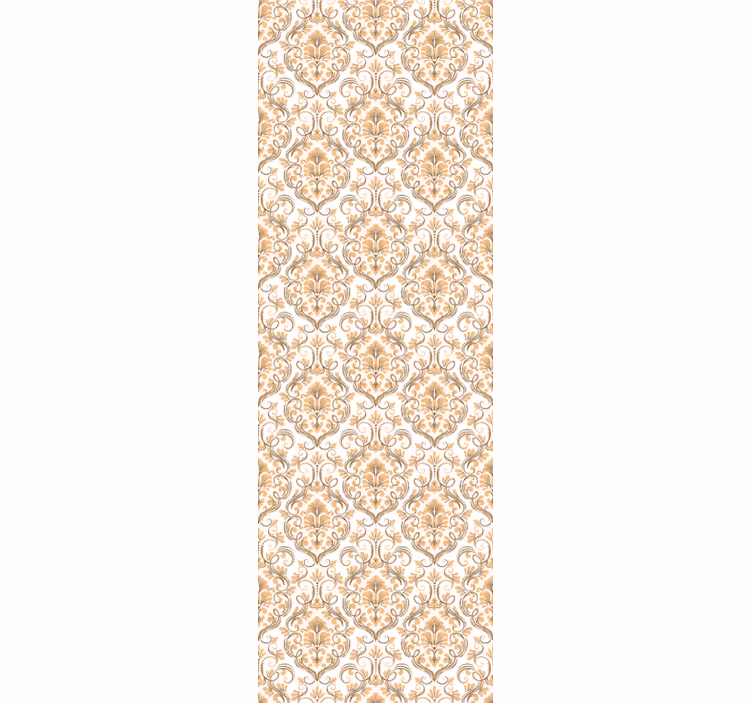 Fehér és arany mandala stílusú redőnyök szüret - TenStickers