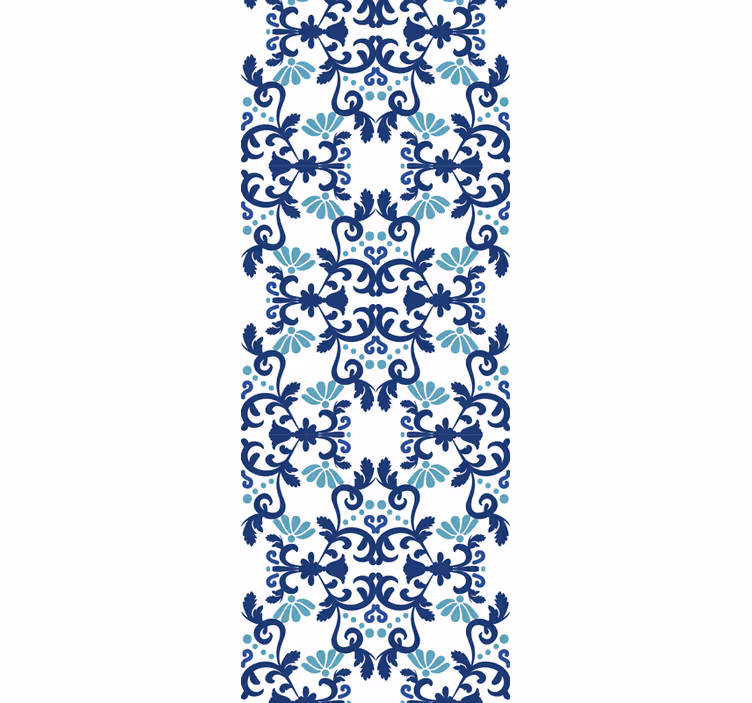 Redőnyök szüret klasszikus vintage damask stílus - TenStickers