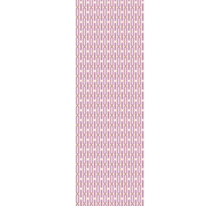 Rózsaszín geometrikus 70-es évek redőnyök szüret - TenStickers