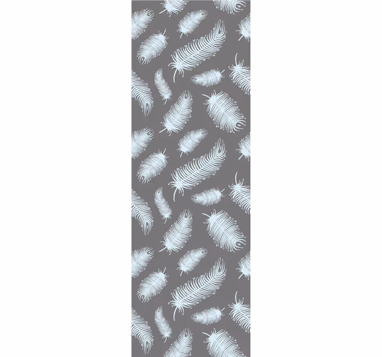 Redőnyök szüret - boho tollak sötét háttéren - TenStickers