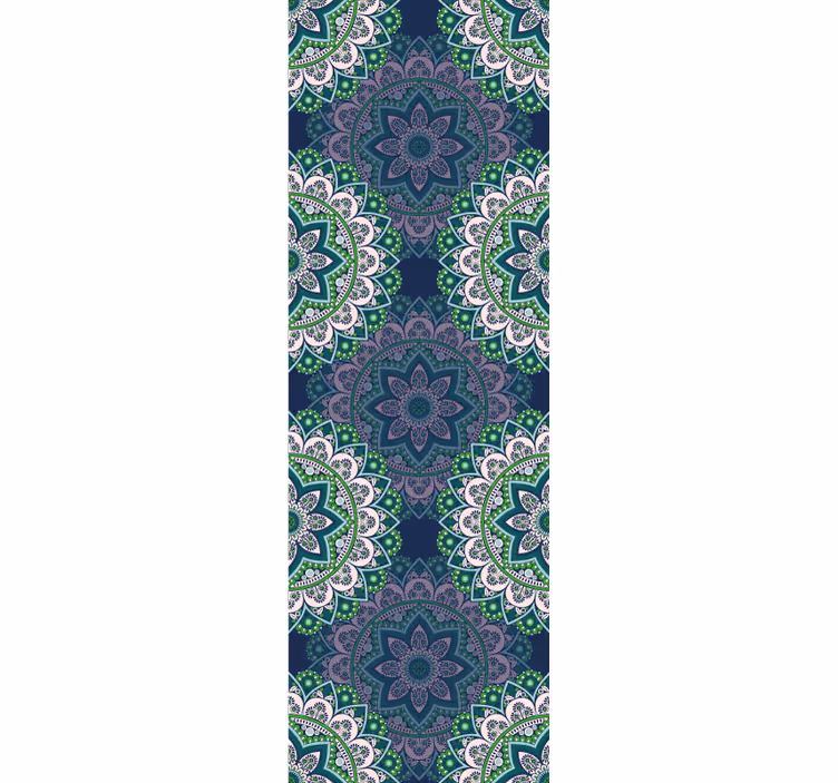 Redőnyök szüret - Ólomüveg mandala - TenStickers