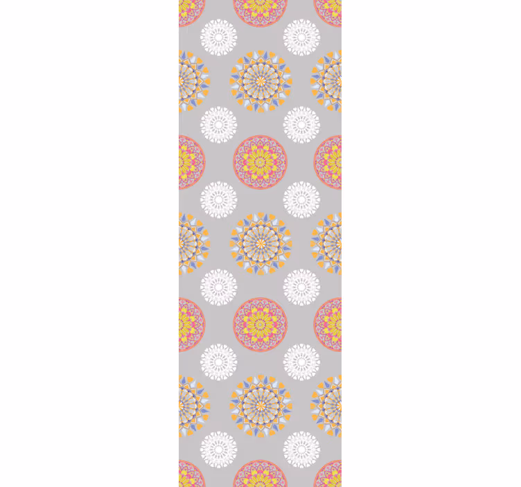 Fényes mandala körök redőnyök szüret - TenStickers