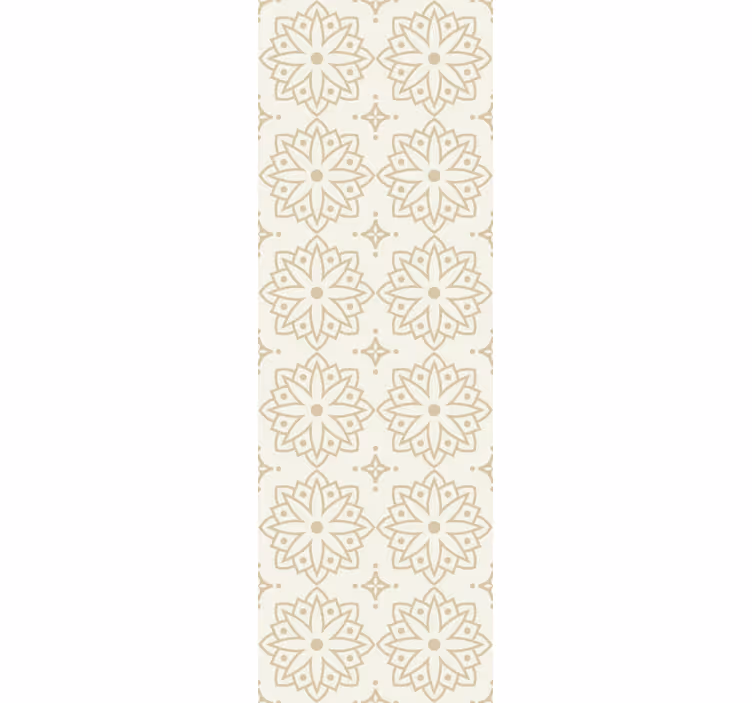 Krém mandala minta redőnyök szüret - TenStickers