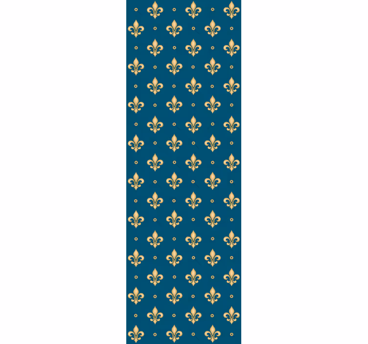 Redőnyök szüret - fleur-de-lis antik barokk minta - TenStickers