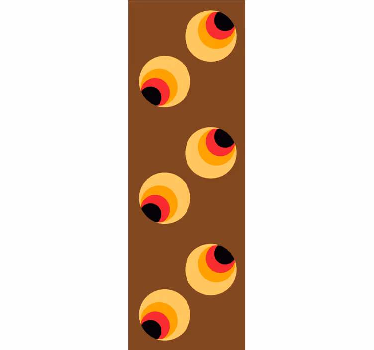 Pattogó szemgolyók redőnyök szüret - TenStickers