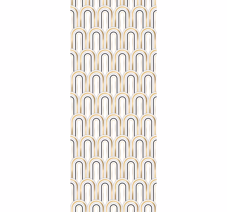 Redőnyök szüret - art deco geometrikus formák - TenStickers