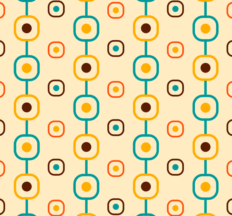 60-as geometrikus redőnyök szüret - TenStickers