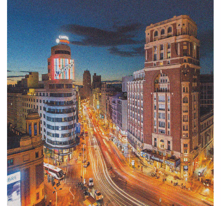 Gran via mozgás este redőnyök nappali - TenStickers