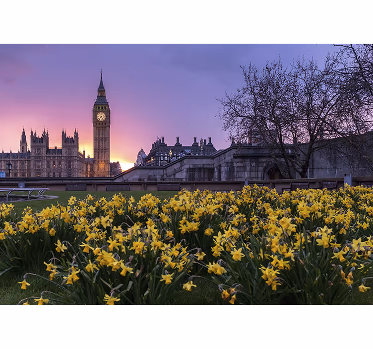 Napfényes big ben redőnyök hálószoba - TenStickers