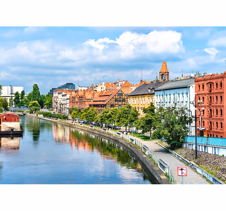 Bydgoszcz folyó redőnyök hálószoba - TenStickers