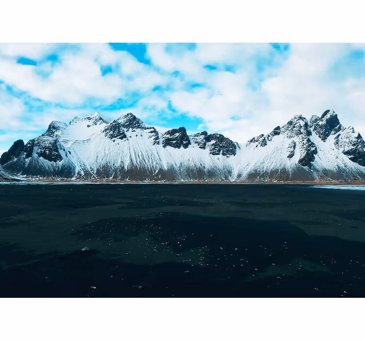 Vestrahorn hegyek redőnyök hálószoba - TenStickers