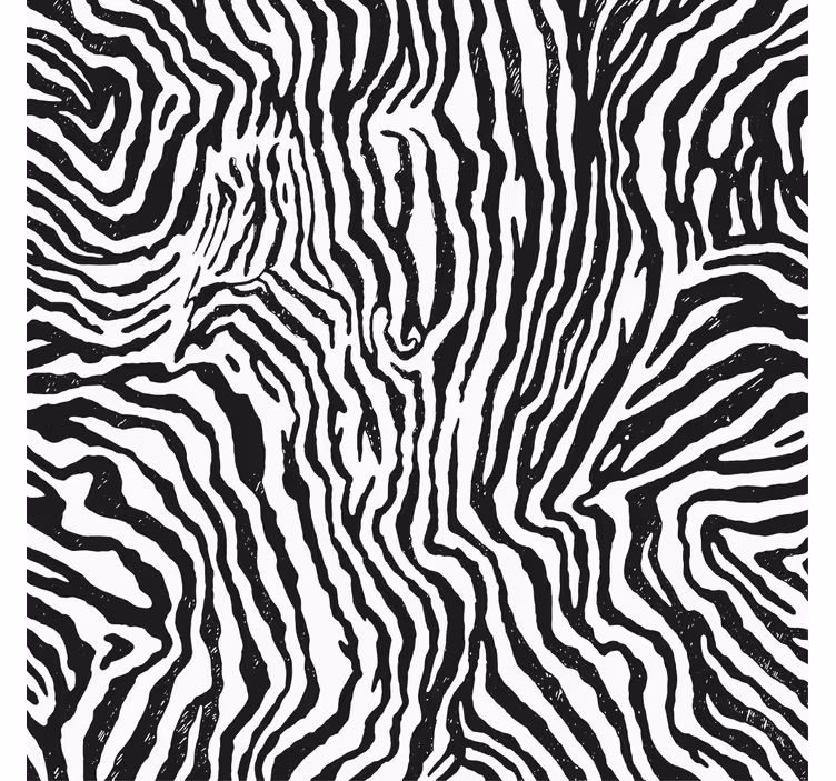 Zebra textúrájú redőnyök nappali - TenStickers