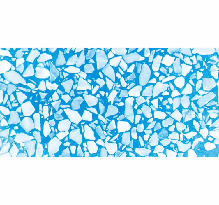 Kék vícoloros terrazzo redőnyök hálószoba - TenStickers