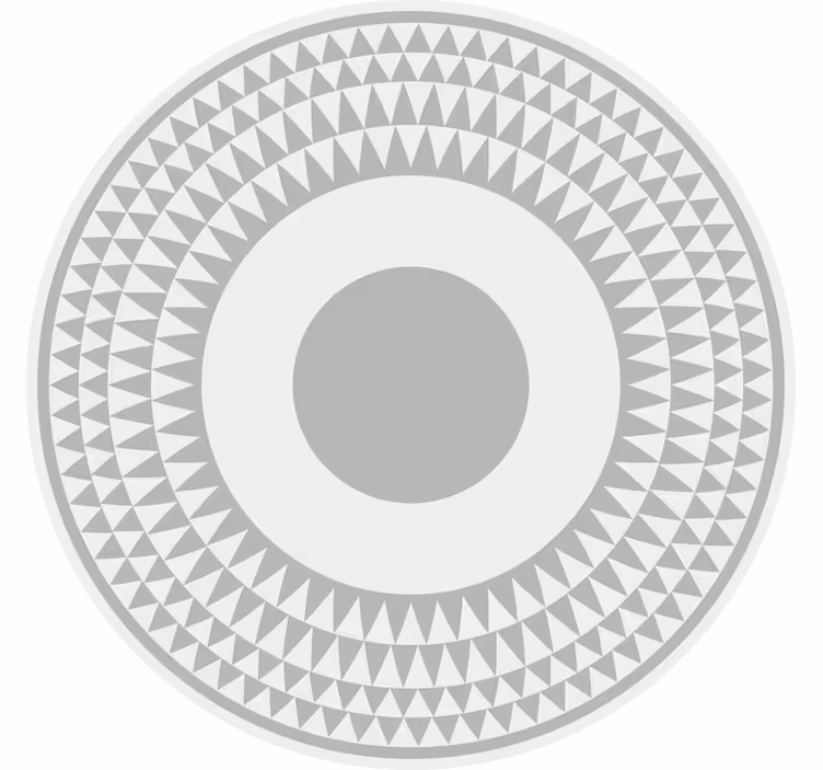 Minimalista szürke háromszög minta redőnyök hálószoba - TenStickers