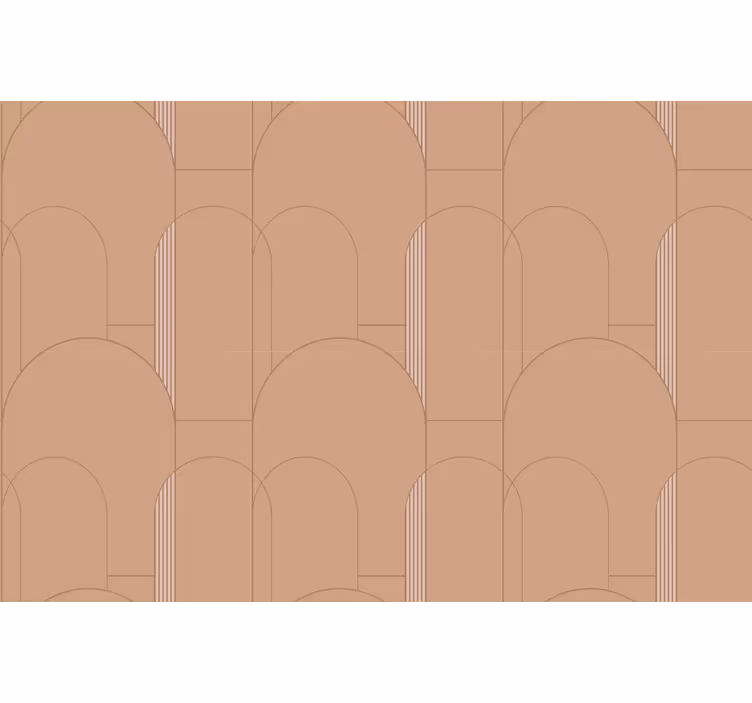 Terrakotta geometrikus körmintás redőnyök hálószoba - TenStickers