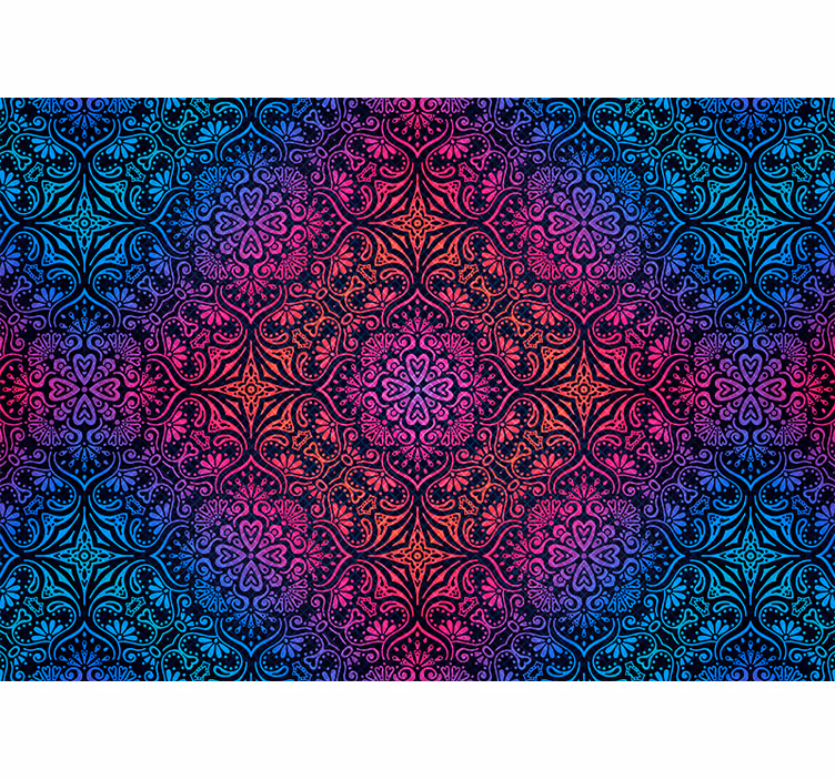 Bohemian mandala mantra redőnyök hálószoba - TenStickers