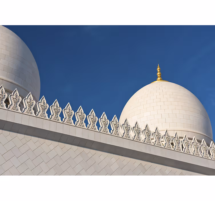 Fehér redőnyök az egyesült arab emírségek sheikh zayed-ből - TenStickers