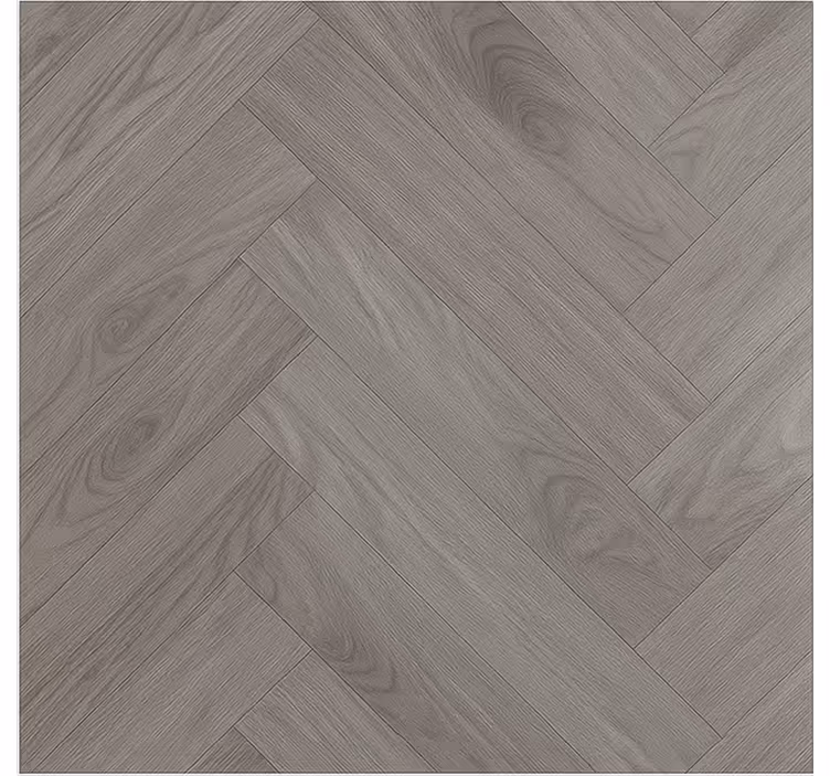 Woodward taupe halszálka mintás redőnyök nappali - TenStickers