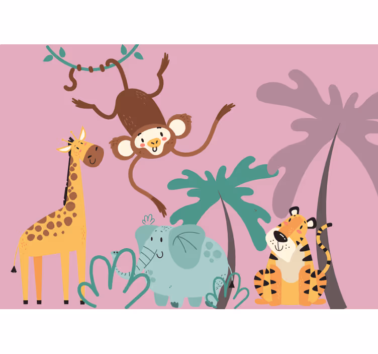 Boho gyerek dzsungel redőnyök gyerekeknek - TenStickers