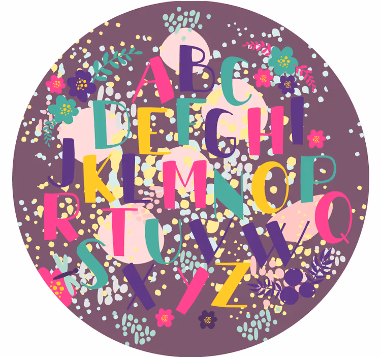 Betűrend tanulólemez redőnyök gyerekeknek - TenStickers