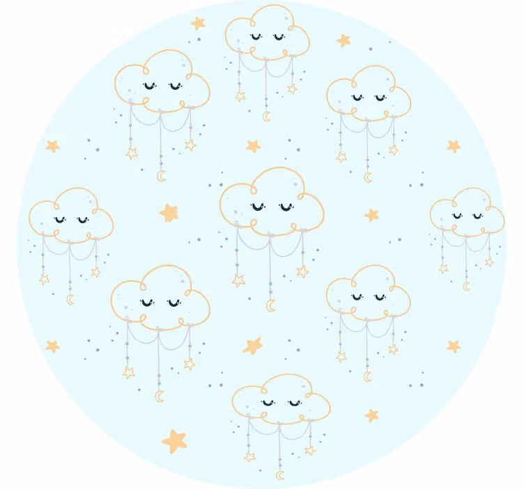 Felhők mintázatú redőnyök gyerekeknek - TenStickers