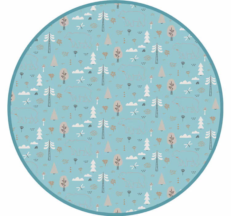 Gyerekredőnyök geometrikus skandináv stílusban - TenStickers