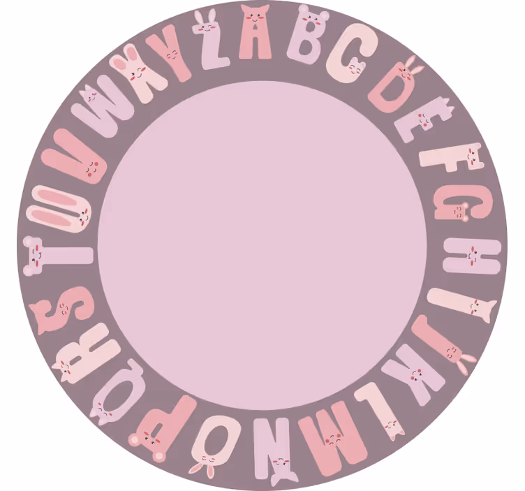 Kerek betűs redőnyök gyerekeknek - TenStickers