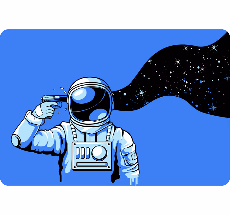 Nyomás alatt lévő űrhajósok redőnyök gyerekeknek - TenStickers
